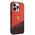 Ferrari PC/TPU IML Case with Bottom Scuderia Allover Print iPhone 14 Pro Max Compatibility - Red