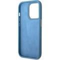 Guess PC/TPU 4G PU Case with Metal Camera Outline & Buttons iPhone 14 Pro Compatibility - Blue