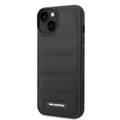 Karl Lagerfeld Quilted Nylon Puffy Case with Metal Logo Plate iPhone 14 Compatibility - Black