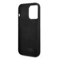 Karl Lagerfeld Liquid Silicone Case with Karl Head Logo iPhone 14 Pro Compatibility - Black