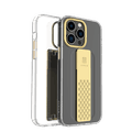 Levelo Graphia IMD Clear Case With Extra Grip - iPhone 14 Pro Max - Champagne Gold