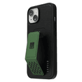 Levelo Morphix Gripstand PU Leather Case - iPhone 14 - Green