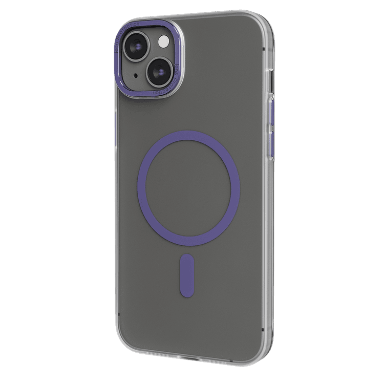 Levelo MagSafe Glory Matte Back Case - iPhone 14 Plus - Matte Clear Purple