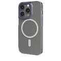 Levelo MagSafe Sensa Clear Back Case - iPhone 14 Pro - Clear/Purple