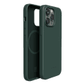 Levelo Iris Magsafe Compatibility Liquid Silicone Case iPhone 14 Pro Max Compatibility - Dark Green