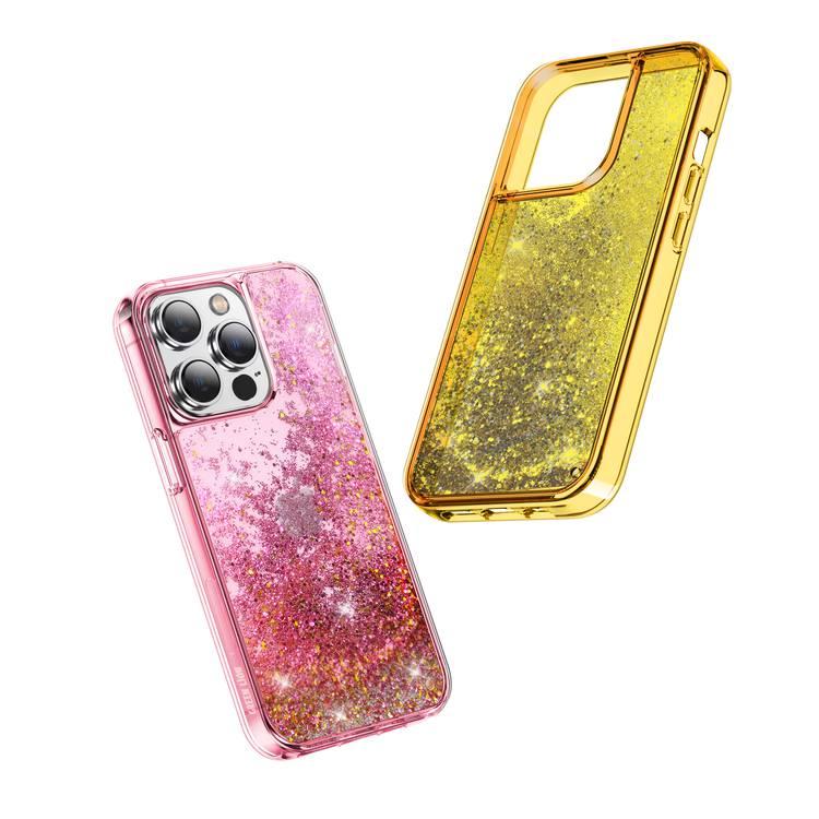 Green Lion Glitter Resin case, Shock Proof,  Compatible with iPhone 14 - Green