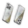 Green Lion Glitter Resin case, Shock Proof,  Compatible with iPhone 14 Pro - Silver