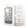 Guess PC/TPU IML Case With Double Layer Electroplated Camera Outline & Toile De Jouy - iPhone 14 Pro Max - Ochre