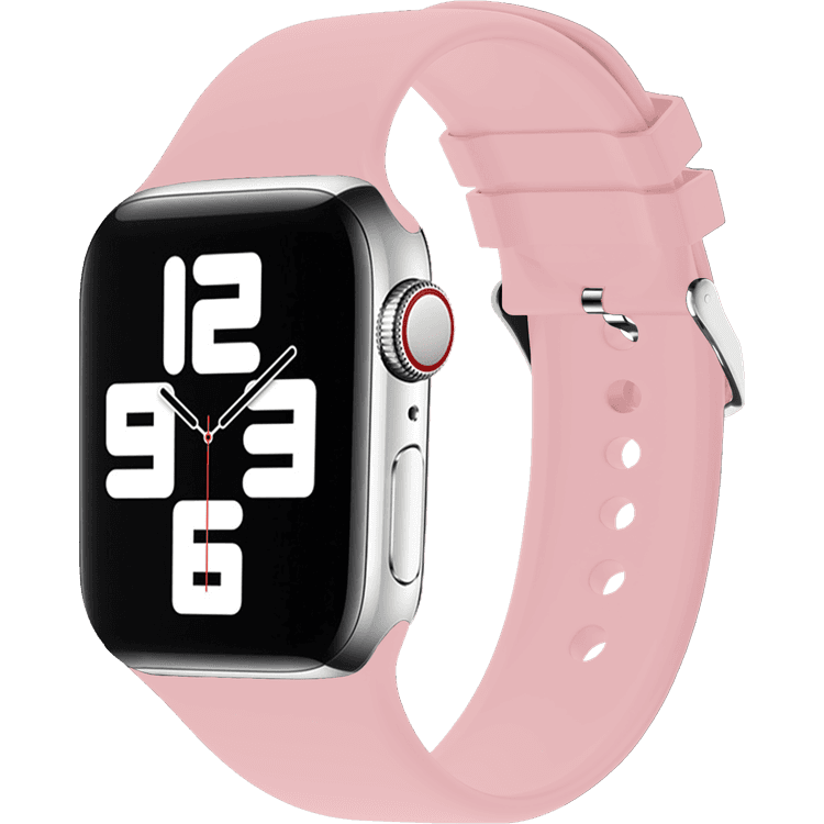 Green Lion Silicone Band with Buckle 42/44/45mm - Light Pink