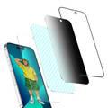 Green Lion 3D Silicone Privacy HD Glass Screen Protector - Black