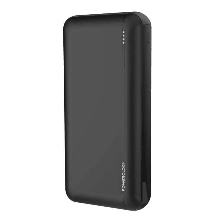 Powerology 20000mAh Quick Charging Power Bank - Black