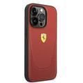 Ferrari Genuine Leather Case Vici Perforated iPhone 14 Pro Max - Red