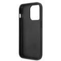 Ferrari PU Leather Smooth And Perforated Case iPhone 14 Pro Max - Black