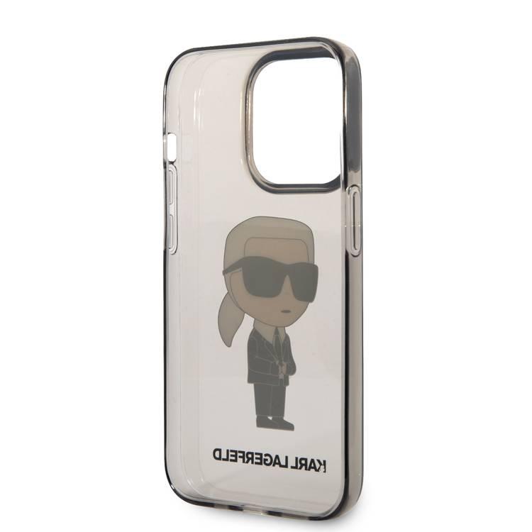 Karl Lagerfeld Hard Case IML NFT Ikonik iPhone 14 Pro - Black