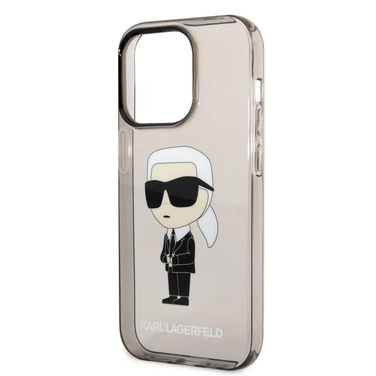 Karl Lagerfeld Hard Case IML NFT Ikonik iPhone 14 Pro - Black