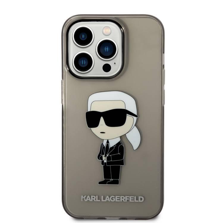 Karl Lagerfeld Hard Case IML NFT Ikonik iPhone 14 Pro - Black