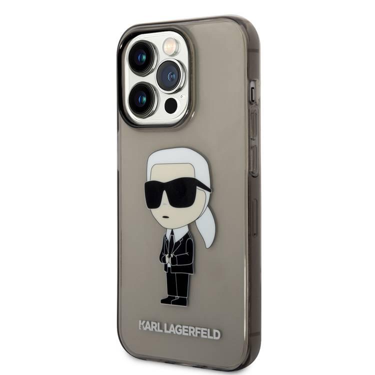 Karl Lagerfeld Hard Case IML NFT Ikonik iPhone 14 Pro - Black