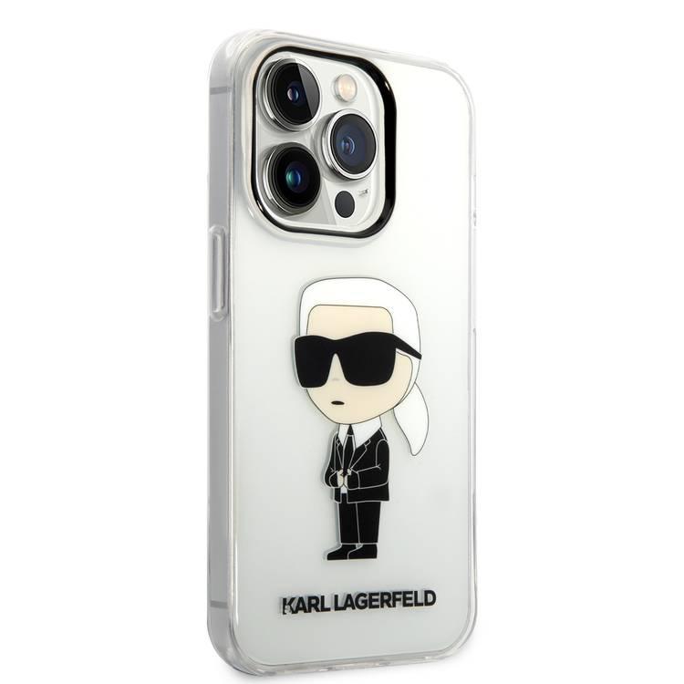 Karl Lagerfeld Hard Case IML NFT Ikonik iPhone 14 Pro - Clear