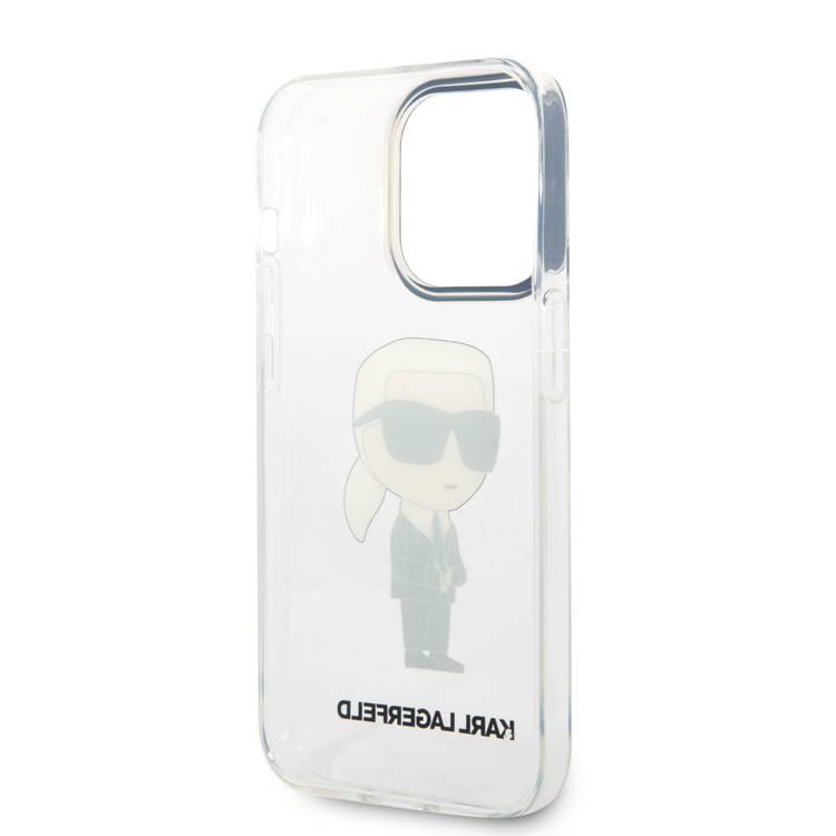 Karl Lagerfeld Hard Case IML NFT Ikonik iPhone 14 Pro - Clear