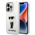 Karl Lagerfeld Hard Case IML NFT Ikonik iPhone 14 Pro - Clear