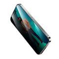 Green 3D Desert Privacy Round Edge Glass Screen Protector for iPhone 14 - Black