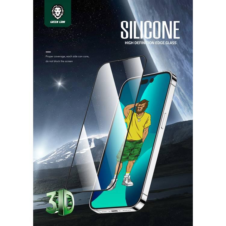 Green Lion 3D Silicone HD Glass Screen Protector for iPhone 14 - Clear