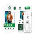 واقي الشاشة الزجاجي Green Lion 3D Desert Round Edge لهاتف iPhone 14 - شفاف