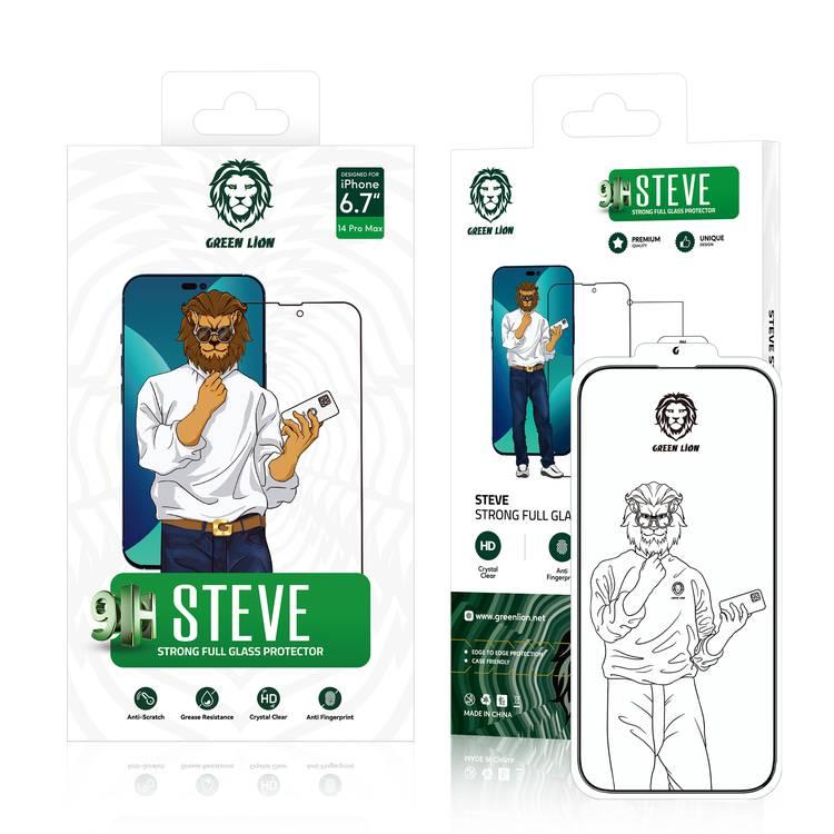 Green Lion 9H Steve Glass Strong Full Screen Protector for iPhone 14 - Clear