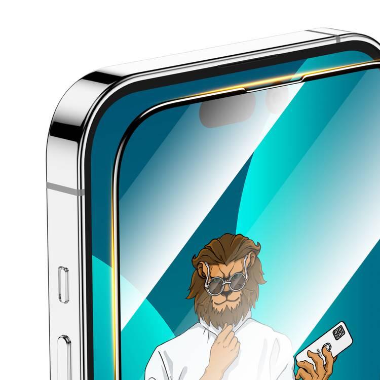 Green Lion 9H Steve Glass Strong Full Screen Protector for iPhone 14 - Clear