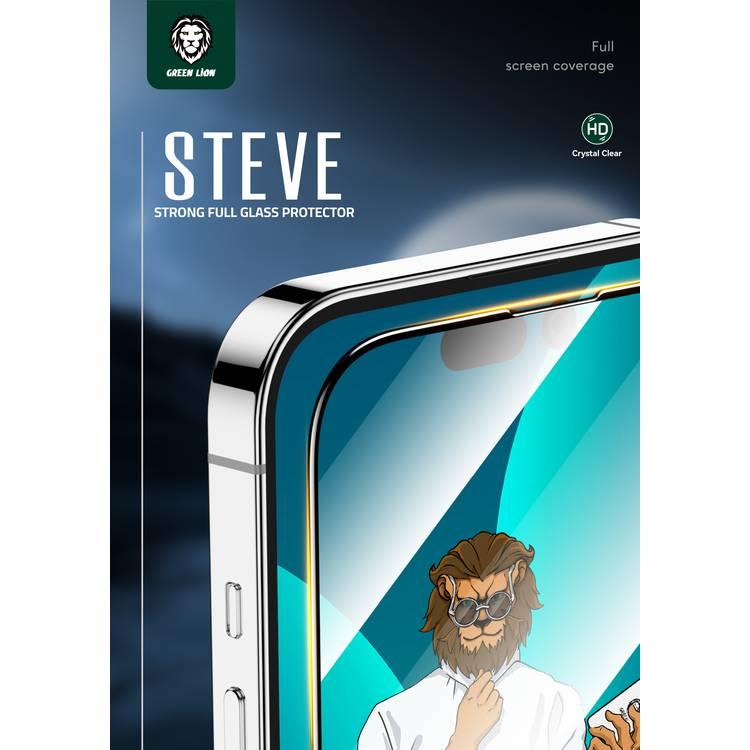 Green Lion 9H Steve Glass Strong Full Screen Protector for iPhone 14 - Clear