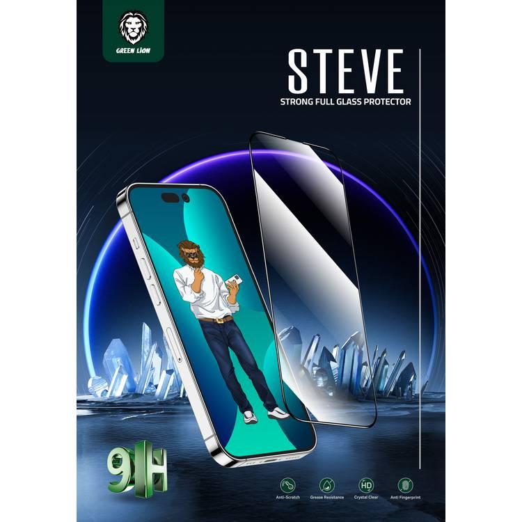 Green Lion 9H Steve Glass Strong Full Screen Protector for iPhone 14 - Clear