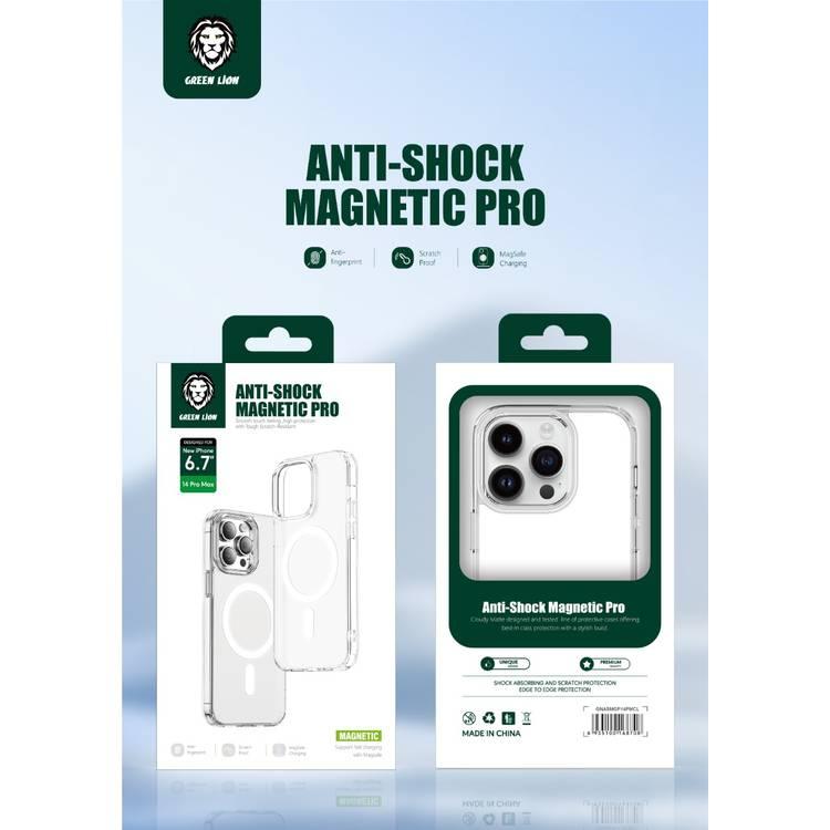 Green Lion Anti-Shock Magnetic Pro iPhone 14 Pro - Clear