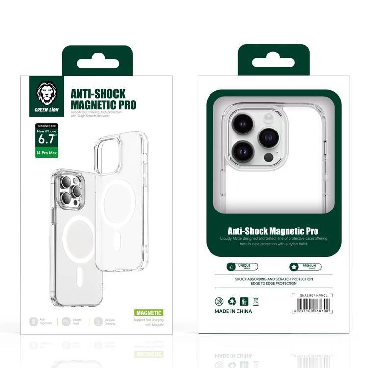 Green Lion Anti-Shock Magnetic Pro iPhone 14 Pro - Clear