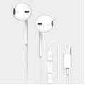 Powero+ Talkie Stereo Hands Free Earphone with TYPE-C connector - White