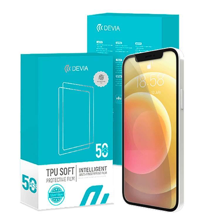 Devia Intelligent TPU Soft Protective Front Film (50pcs) - Clear