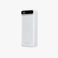 Porodo 20000mAh Power Bank with Digital Display - White