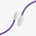 Levelo USB-A To Lightning MFi 1.1m Cable - Purple