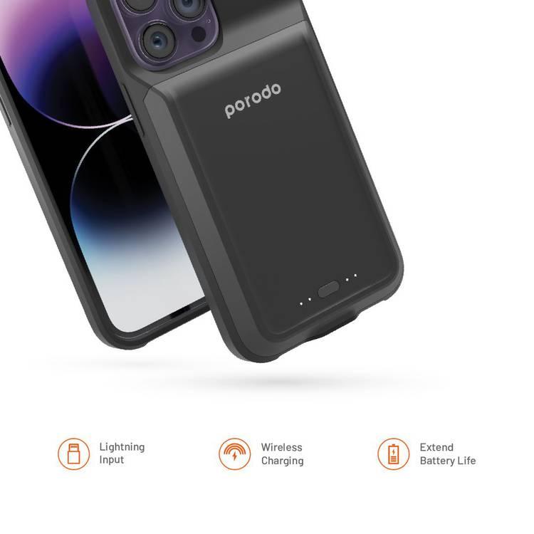 Porodo Wireless Charging For iPhone 14 Pro Case