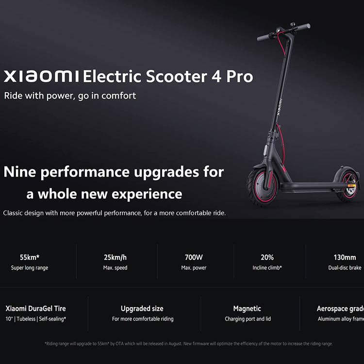 Xiaomi Mi Electric Scooter Pro 2 - Black : : Sports