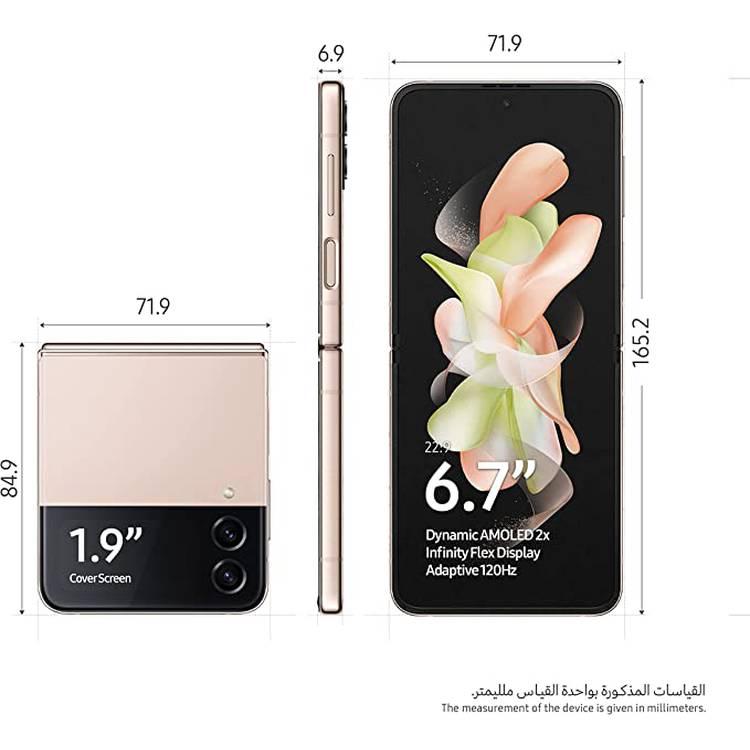 Samsung Galaxy Z Flip4 128GB in Pink Gold | Smartphone | Verizon