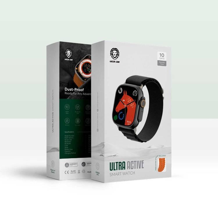 Green Lion Ultra Active Smart Watch - 49mm - Black