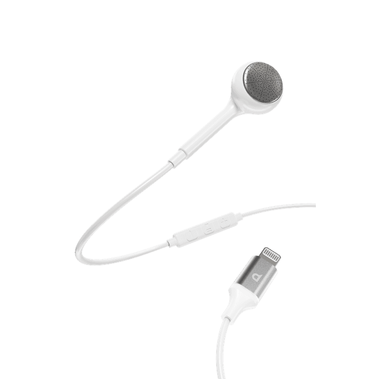 Powerology Mono Earphone Lightning Connector - White