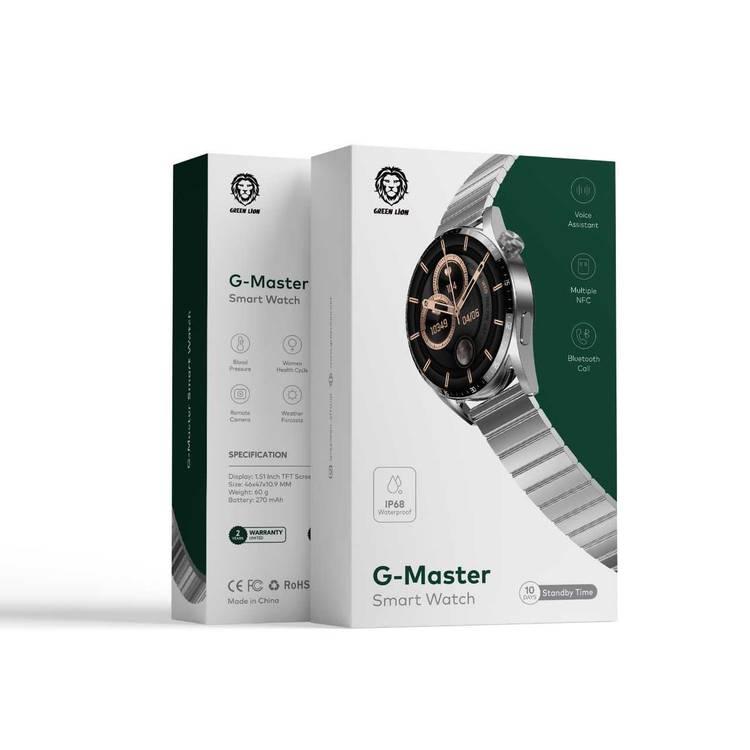 Green Lion G-Master Stainless Steel Smart Watch - Silver