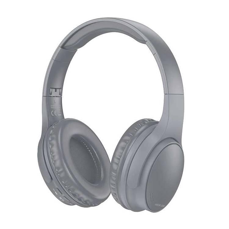 Green Lion Comfort Plus Over-Ear Headphones - Gray