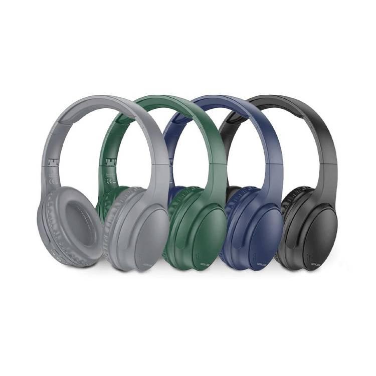 Green Lion Comfort Plus Over-Ear Headphones - Gray