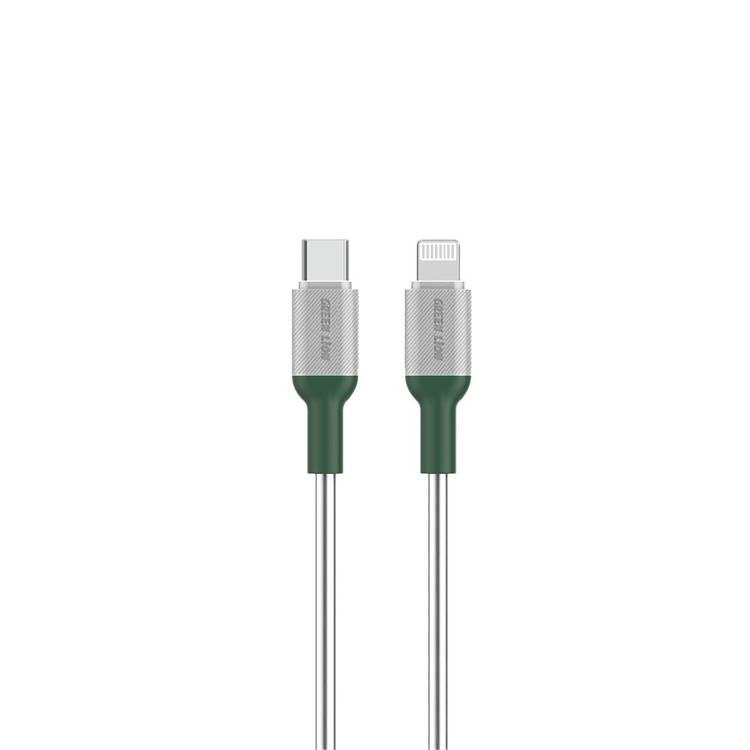 كابل Green Lion USB-C إلى Lightning TPE - 1 متر - أبيض