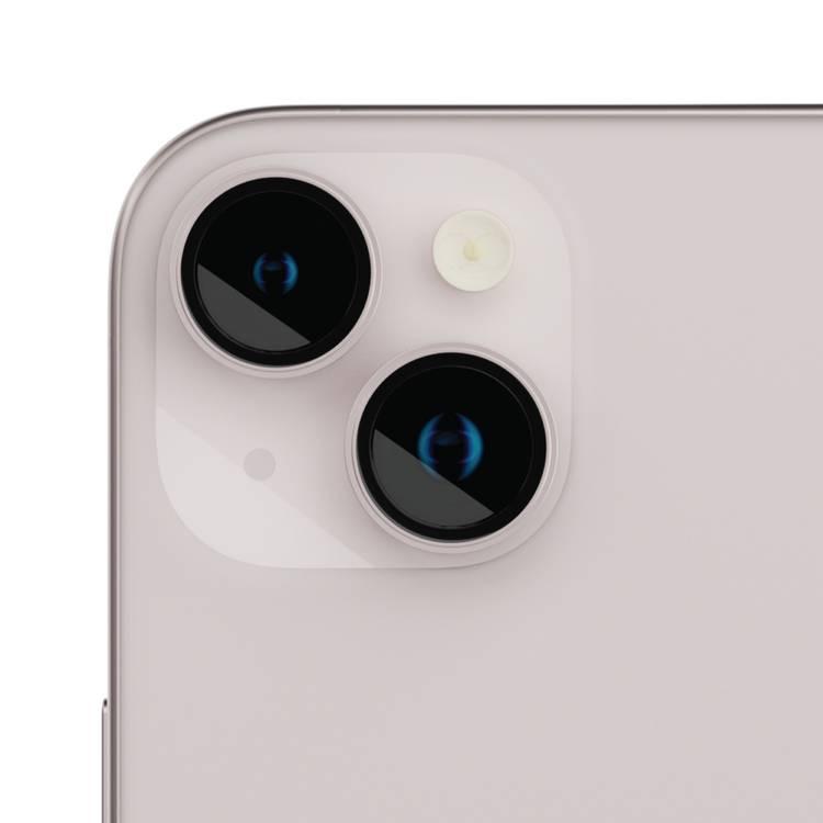  Levelo Lucent Duo 9H Hardness Camera Lens Protector for iPhone 15 / 15 Plus, Perfect Fit, 9H Hardness, Explosion Proof, Easy Install & Removal, Anti-Scratch & Anti-Drop - Pink