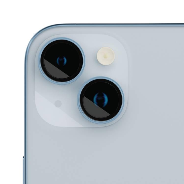  Levelo Lucent Duo 9H Hardness Camera Lens Protector for iPhone 15 / 15 Plus, Perfect Fit, 9H Hardness, Explosion Proof, Easy Install & Removal, Anti-Scratch & Anti-Drop - Blue