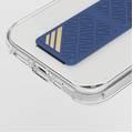 Levelo Morphix Clara Grip Case For iPhone 15 Pro - Black - Blue