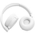 JBL T670 Over-Ear Noise Cancelling Bluetooth Stereo Wireless Headphone, Up to 70Hours Battery Life - White 